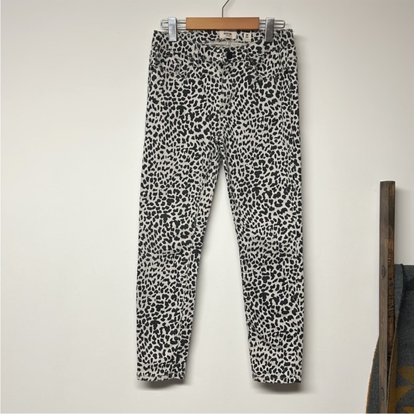 Miss Me Mid Rise Ankle Skinny Animal Print Jeans - Picture 2 of 12